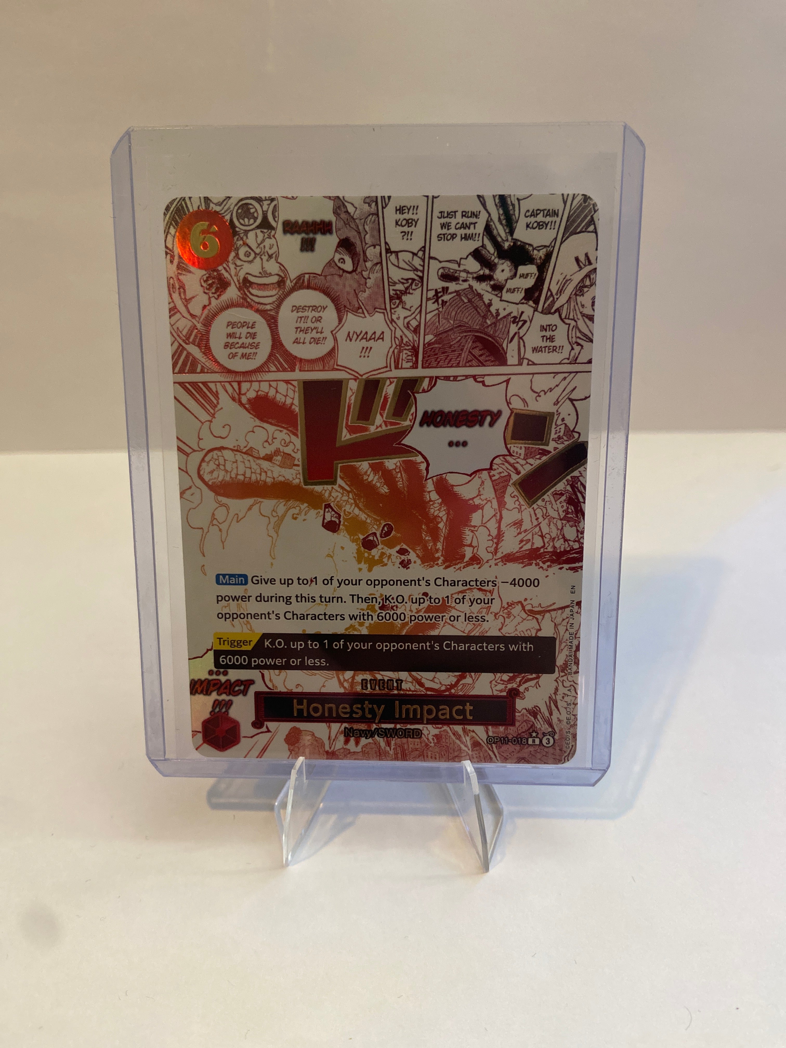 Honesty Impact (Alternate Art Event) OP11-018