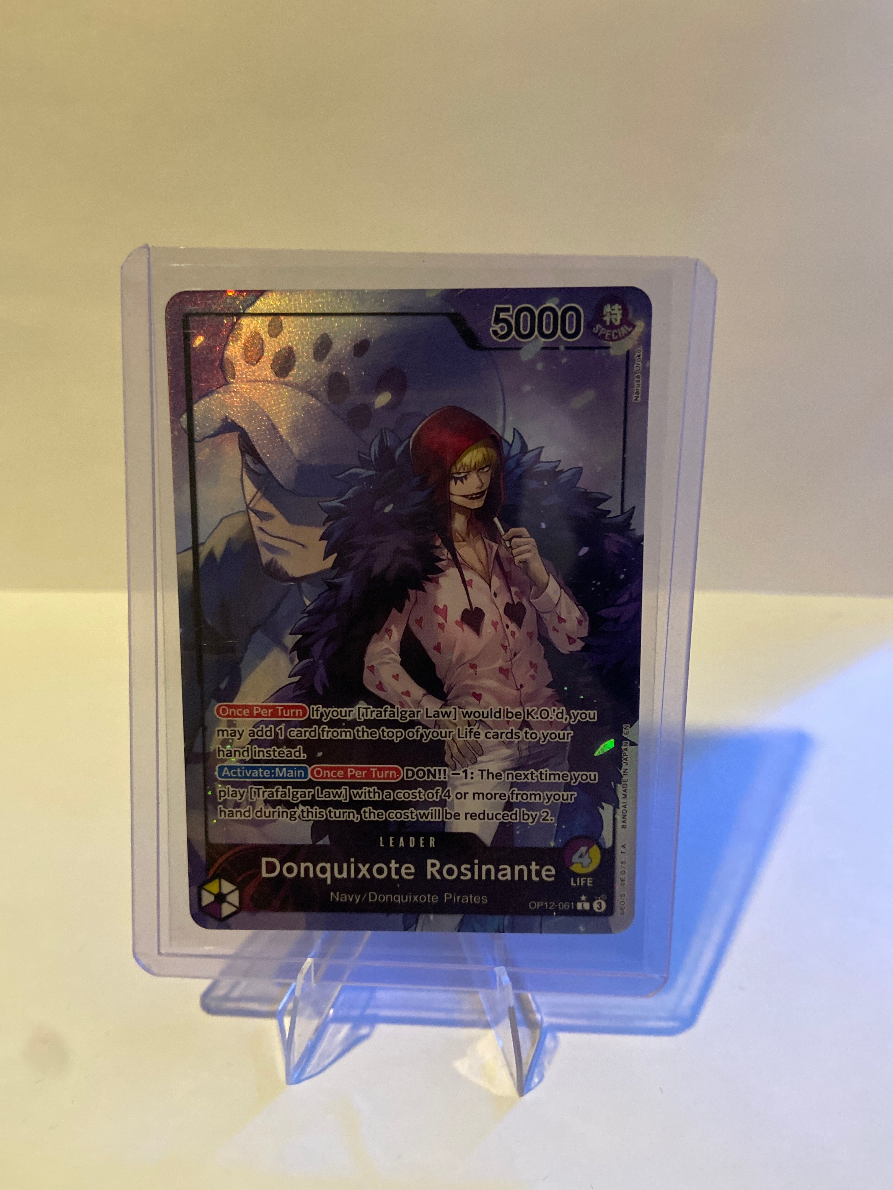 Donquixote Rosinante (Alternate Art Leader) OP12-061