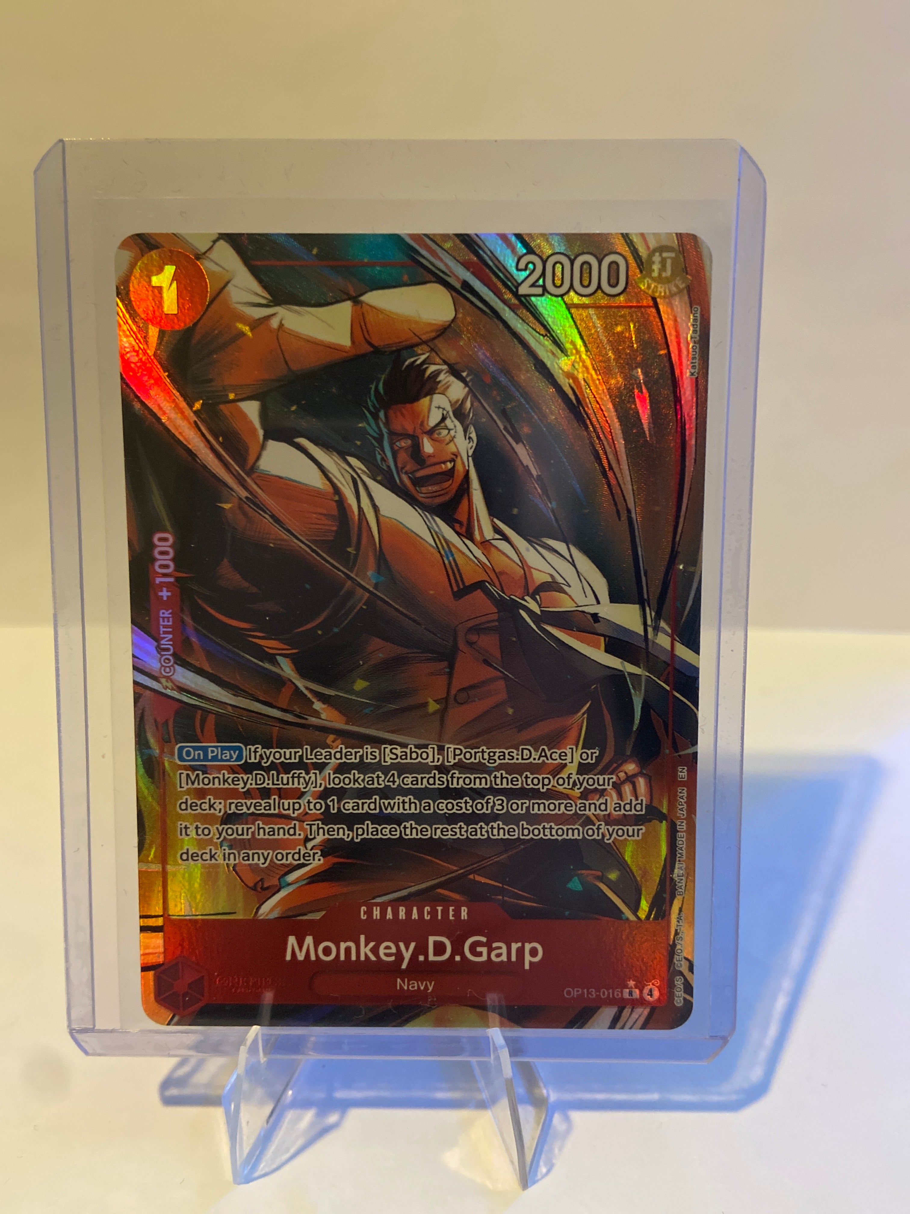 Monkey.D.Garp (Alternate Art) OP13-016